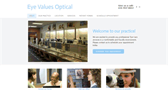 Desktop Screenshot of eyevaluesoptical.com